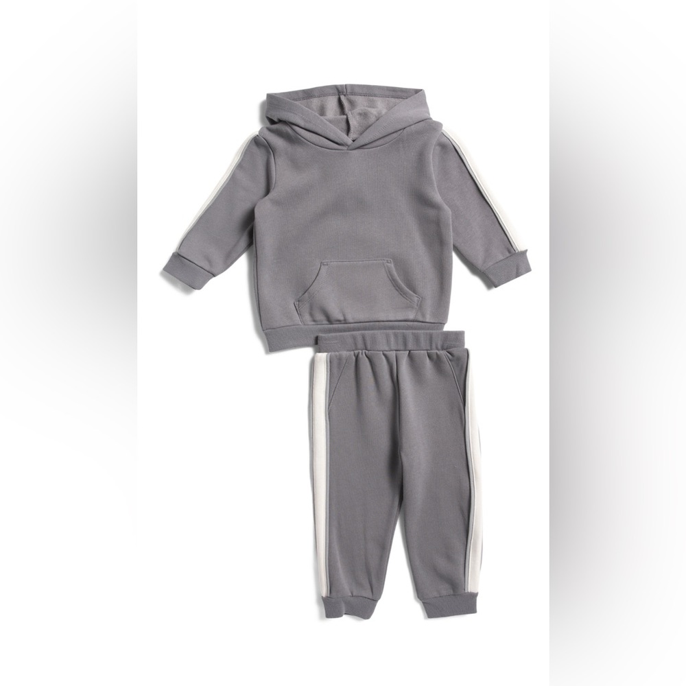 Little Me Infant Boys Hoodie Jogger Set